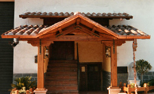 tetti e mensole in legno